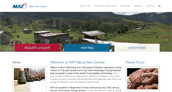 Desktop Screenshot of maf-papuanewguinea.org